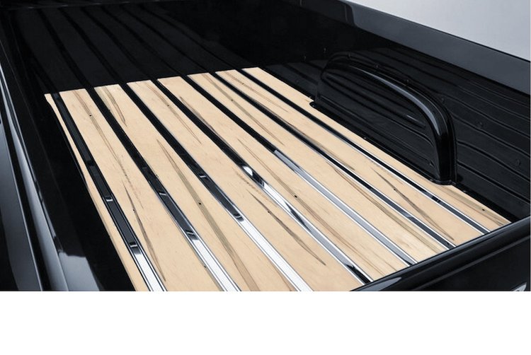 310118212 BedWood-X Kit for 1948-1950 Ford/Mercury Shortbed, Flareside Truck, Wormy Maple BedWood [Finished w/HydroShine]