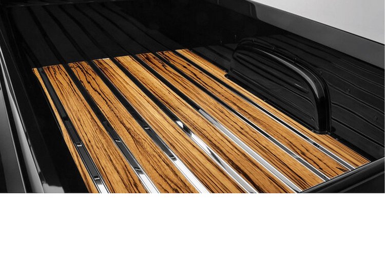 310134210 BedWood-X Kit for 1948-1950 Ford/Mercury Shortbed, Flareside Truck, Zebra Wood BedWood [Finished w/HydroShine]