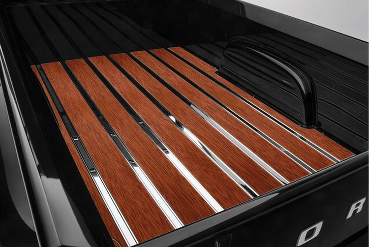 311132015 Bed-in-a-Box Kit for 1948-1952 Ford Longbed, Flareside Truck, Brazilian Cherry BedWood [Unfinished]
