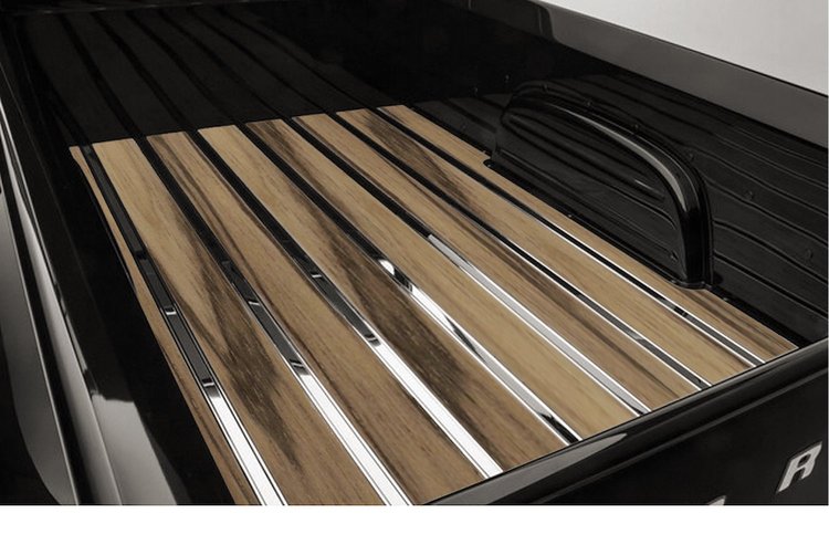 311133110 BedWood-X Kit for 1948-1952 Ford Longbed, Flareside Truck, Black Limba BedWood [Finished w/HydroSatin]