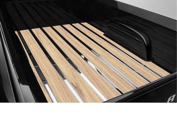 314110214 BedWood-X Kit for 1953-1956 Ford Longbed, Flareside Truck, Red Oak BedWood [Finished w/HydroShine]