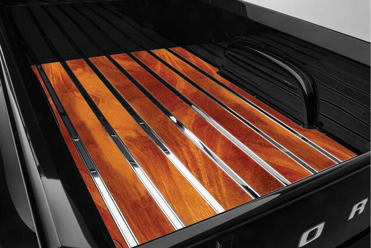 314135210 BedWood-X Kit for 1953-1956 Ford Longbed, Flareside Truck, Tiger Wood BedWood [Finished w/HydroShine]