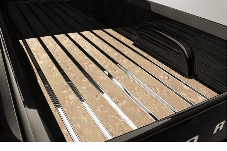 315116210 BedWood-X Kit for 1953-1956 Ford/Mercury Shortbed, Flareside Truck, Birdseye Maple BedWood [Finished w/HydroShine]