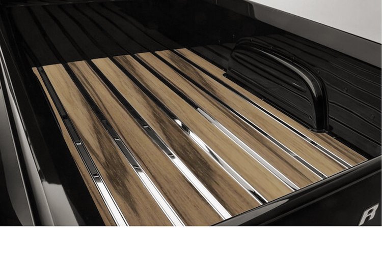 317133010 Bed-in-a-Box Kit for 1965-1972 Ford/Mercury Shortbed, Flareside Truck, Black Limba BedWood [Unfinished]