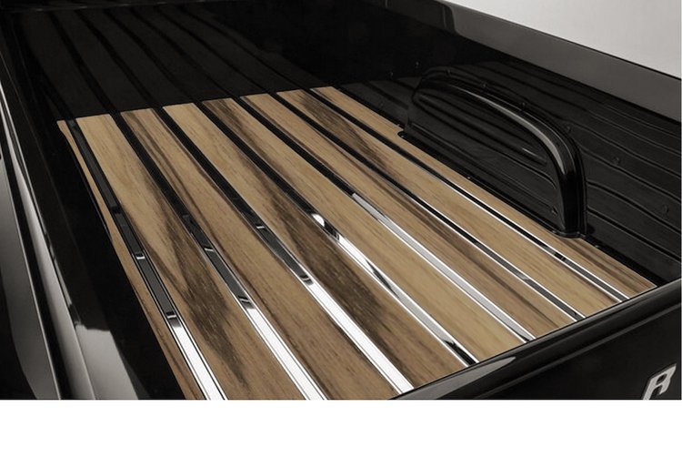 317133115 BedWood-X Kit for 1965-1972 Ford/Mercury Shortbed, Flareside Truck, Black Limba BedWood [Finished w/HydroSatin]