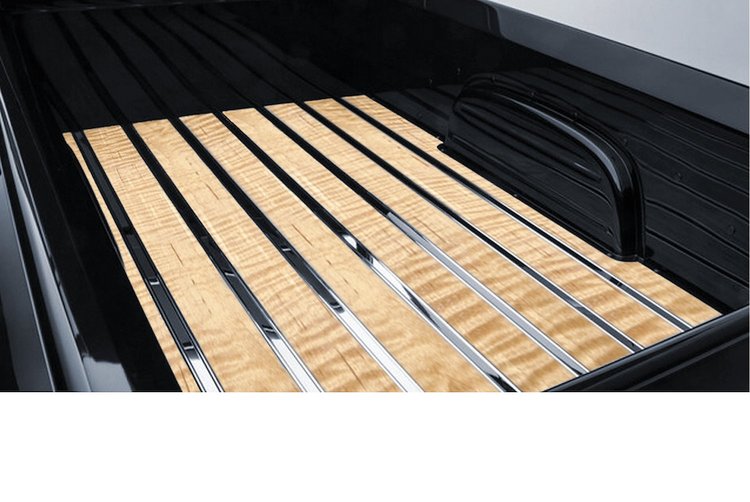 322117110 BedWood-X Kit 1964-1966 Ford Longbed, Flareside Truck, Curly Maple BedWood [Finish w/HydroSatin]