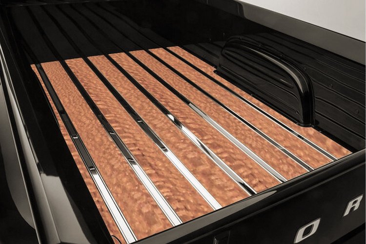 324136215 BedWood-X Kit for 1967-1972 Ford Longbed, Flareside Truck, Leopard Wood BedWood [Finished w/HydroShine]