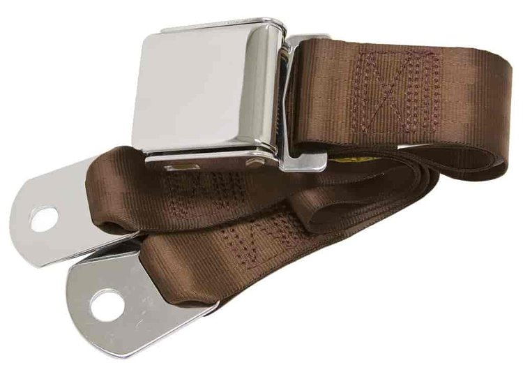 2-Point Aviation Lap Belt w/Hardware