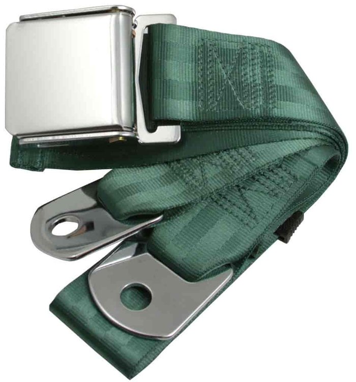 2-Point Aviation Lap Belt w/Hardware