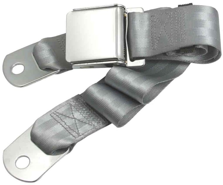 2-Point Aviation Lap Belt w/Hardware