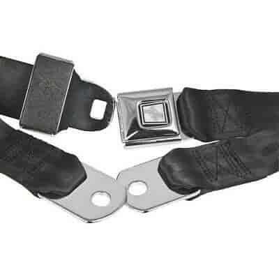2-Point Push-Button Lap Belt w/Hardware
