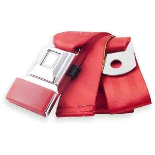 2-Point Push-Button Lap Belt w/Hardware