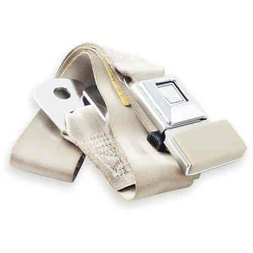 2-Point Push-Button Lap Belt w/Hardware
