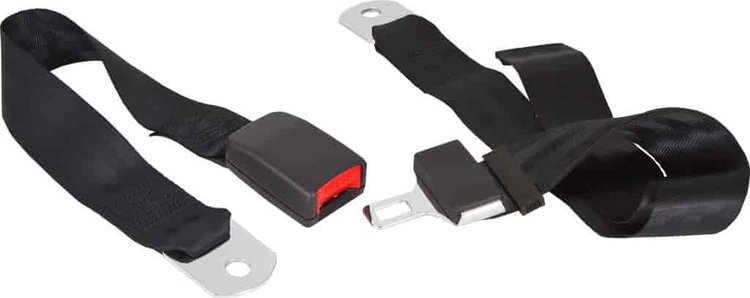 2-Point Push-Button Lap Belt