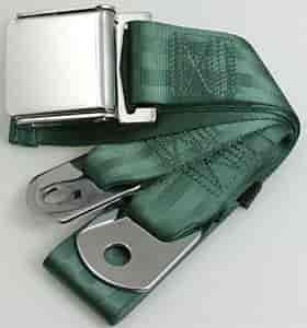 2 Point Lap Belt Color: Dark Green