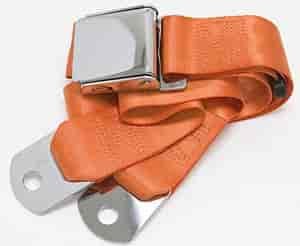 2 Point Lap Belt Color: Orange