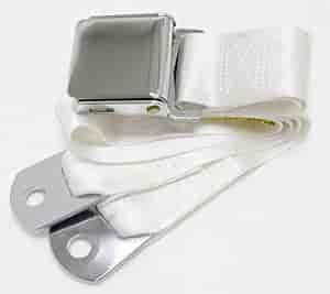 2 Point Lap Belt Color: White