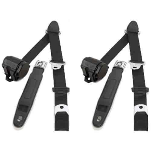 3-Point Retractable Shoulder Belt Color: Black