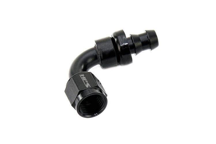 150-9006 150 Series 90-Deg Hose End, Tool-Free Assembly Hose Ends, For Push-On Style Hoses, Easy To Use