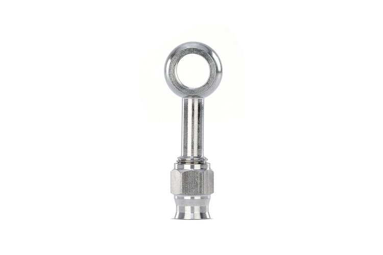 350-0003SSB 350 Series Straight Banjo Hose End, Reusable Hose End Fitting w/ 10 mm Banjo, For Reinforced PTFE Hose.