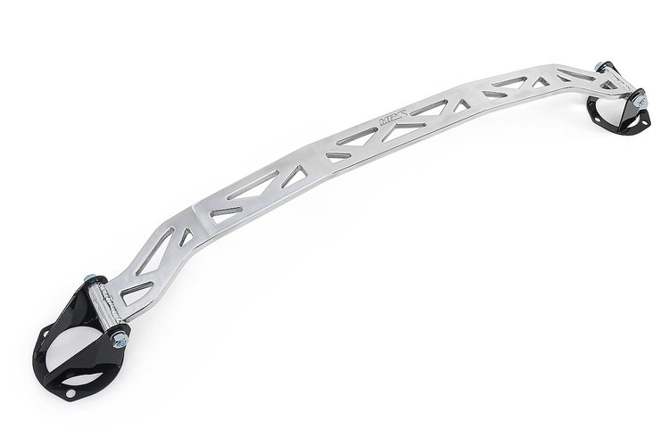 42-100P Front Strut Bar, Increase Rigidity, Reduce Chassis Flex, 3-Piece Bolt On Strut Bar