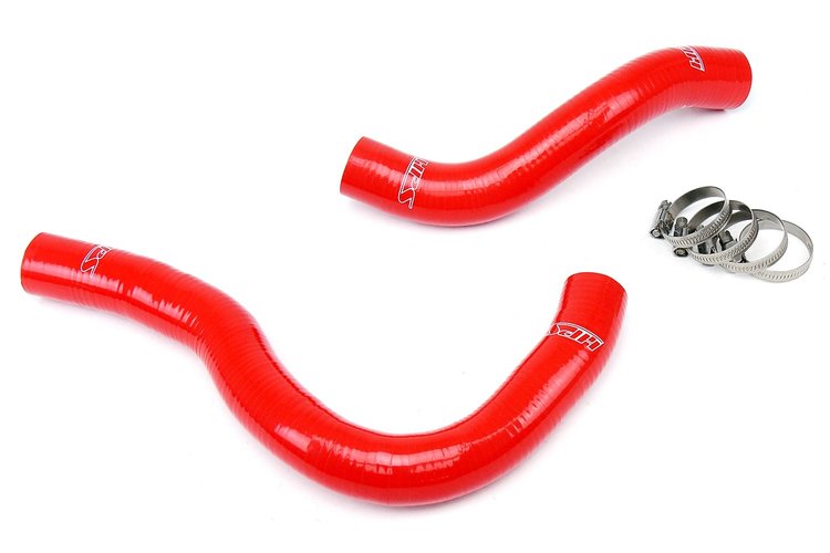 57-1020-RED Radiator Hose Kit, High-Temp 3-Ply Reinforced Silicone, Replace OEM Rubber Radiator Coolant Hoses
