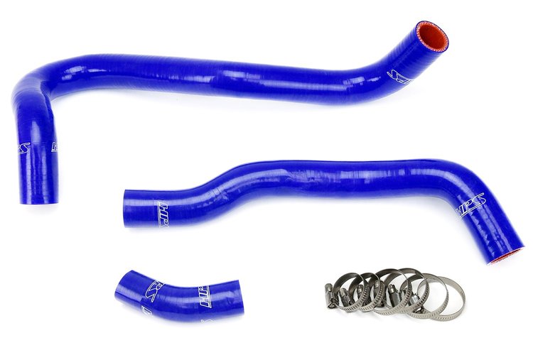57-1021-BLUE Radiator Hose Kit, High-Temp 3-Ply Reinforced Silicone, Replace OEM Rubber Radiator Coolant Hoses