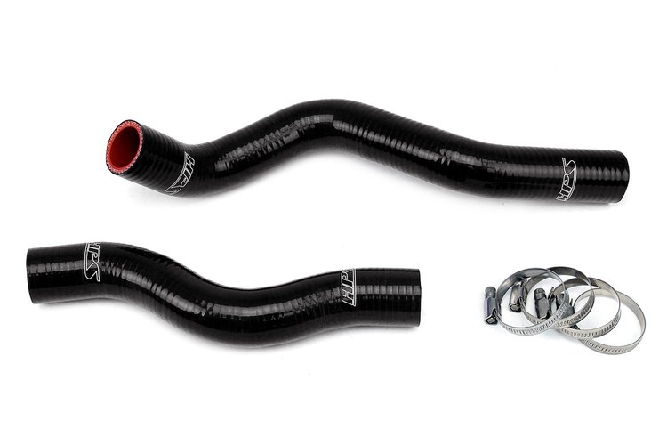57-1022-BLK Radiator Hose Kit, High-Temp 3-Ply Reinforced Silicone, Replace OEM Rubber Radiator Coolant Hoses