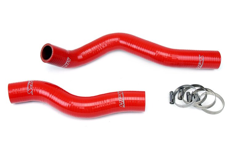 57-1022-RED Radiator Hose Kit, High-Temp 3-Ply Reinforced Silicone, Replace OEM Rubber Radiator Coolant Hoses