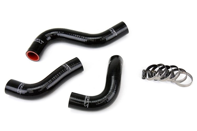 57-1029-BLK Radiator Hose Kit, High-Temp 3-Ply Reinforced Silicone, Replace OEM Rubber Radiator Coolant Hoses