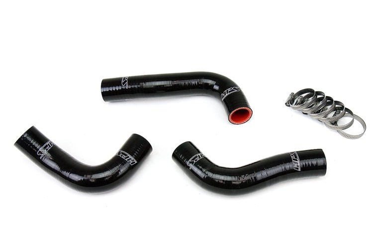 57-1030-BLK Radiator Hose Kit, High-Temp 3-Ply Reinforced Silicone, Replace OEM Rubber Radiator Coolant Hoses