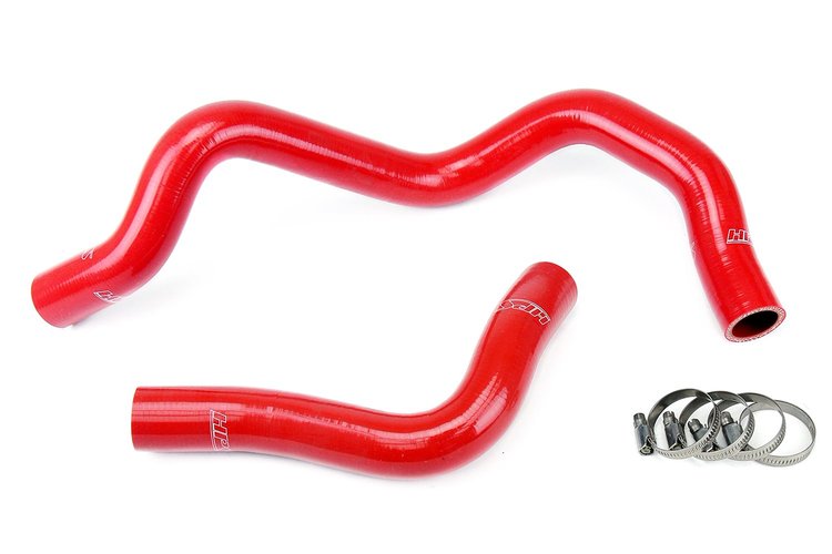 57-1031-RED Radiator Hose Kit, High-Temp 3-Ply Reinforced Silicone, Replace OEM Rubber Radiator Coolant Hoses
