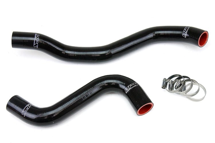 57-1039-BLK Radiator Hose Kit, High-Temp 3-Ply Reinforced Silicone, Replace OEM Rubber Radiator Coolant Hoses