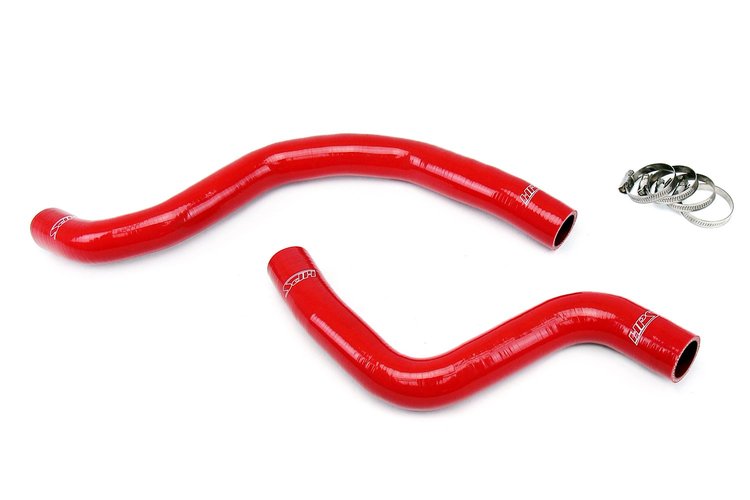 57-1040-RED Radiator Hose Kit, High-Temp 3-Ply Reinforced Silicone, Replace OEM Rubber Radiator Coolant Hoses