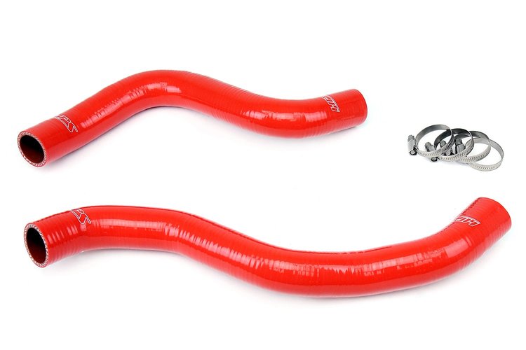 57-1042-RED Radiator Hose Kit, High-Temp 3-Ply Reinforced Silicone, Replace OEM Rubber Radiator Coolant Hoses