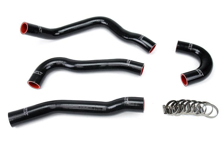 57-1043-BLK Radiator Hose Kit, High-Temp 3-Ply Reinforced Silicone, Replace OEM Rubber Radiator Coolant Hoses