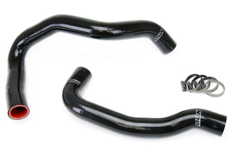 57-1044-BLK Radiator Hose Kit, High-Temp 3-Ply Reinforced Silicone, Replace OEM Rubber Radiator Coolant Hoses