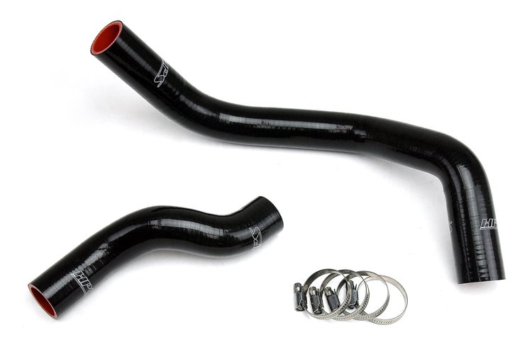 57-1045-BLK Radiator Hose Kit, High-Temp 3-Ply Reinforced Silicone, Replace OEM Rubber Radiator Coolant Hoses