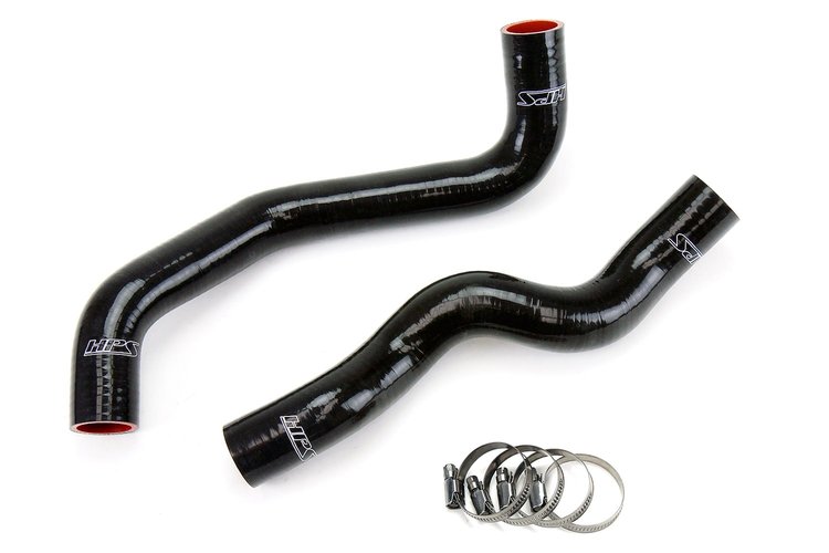 57-1049-BLK Radiator Hose Kit, High-Temp 3-Ply Reinforced Silicone, Replace OEM Rubber Radiator Coolant Hoses