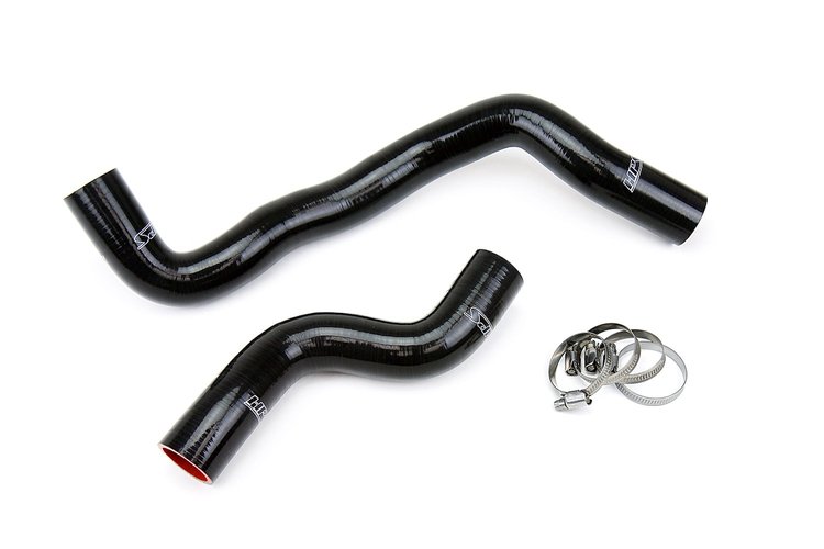 57-1054-BLK Radiator Hose Kit, High-Temp 3-Ply Reinforced Silicone, Replace OEM Rubber Radiator Coolant Hoses