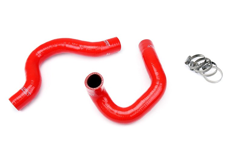 57-1056-RED Radiator Hose Kit, High-Temp 3-Ply Reinforced Silicone, Replace OEM Rubber Radiator Coolant Hoses