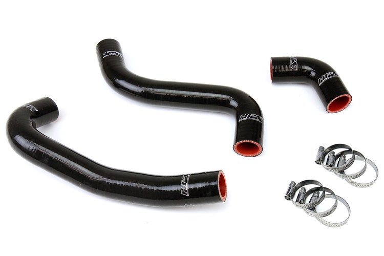 57-1059-BLK Radiator Hose Kit, High-Temp 3-Ply Reinforced Silicone, Replace OEM Rubber Radiator Coolant Hoses