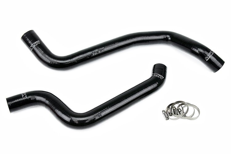 57-1079-BLK Radiator Hose Kit, High-Temp 3-Ply Reinforced Silicone, Replace OEM Rubber Radiator Coolant Hoses