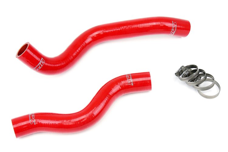 57-1200-RED Radiator Hose Kit, High-Temp 3-Ply Reinforced Silicone, Replace OEM Rubber Radiator Coolant Hoses