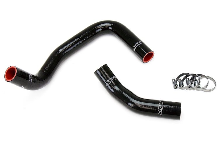 57-1202-BLK Radiator Hose Kit, High-Temp 3-Ply Reinforced Silicone, Replace OEM Rubber Radiator Coolant Hoses