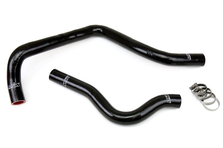 57-1207-BLK Radiator Hose Kit, High-Temp 3-Ply Reinforced Silicone, Replace OEM Rubber Radiator Coolant Hoses