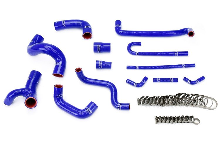 57-1209-BLUE Coolant Hose Kit, High-Temp 3-Ply Reinforced Silicone, Replace Rubber Radiator Heater Coolant Hoses