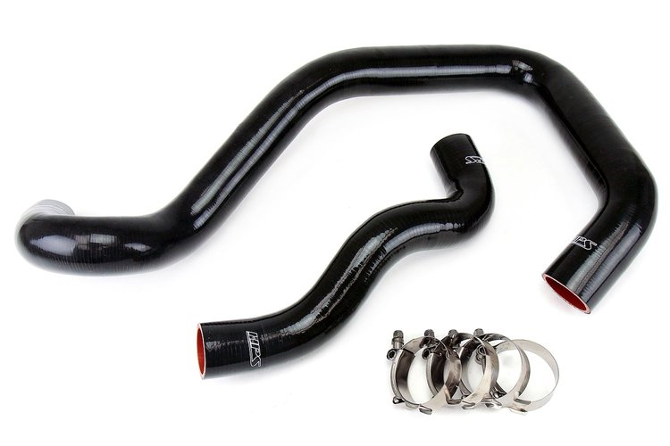 57-1214-BLK Radiator Hose Kit, High-Temp 3-Ply Reinforced Silicone, Replace OEM Rubber Radiator Coolant Hoses