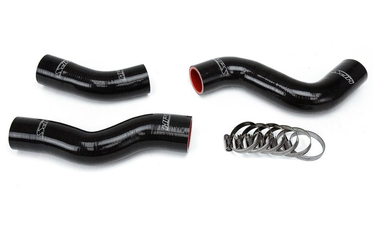 57-1218-BLK Radiator Hose Kit, High-Temp 3-Ply Reinforced Silicone, Replace OEM Rubber Radiator Coolant Hoses