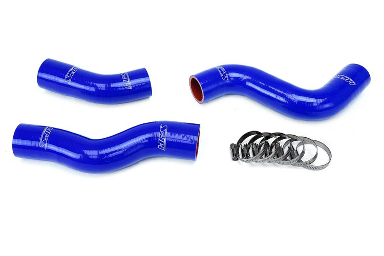 57-1218-BLUE Radiator Hose Kit, High-Temp 3-Ply Reinforced Silicone, Replace OEM Rubber Radiator Coolant Hoses